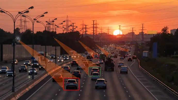 Speed section control measures a vehicle’s average speed between two points, automatically generating encrypted enforcement data with license plate images, timestamps, and speed details for central processing to reduce speeding and improve road safety